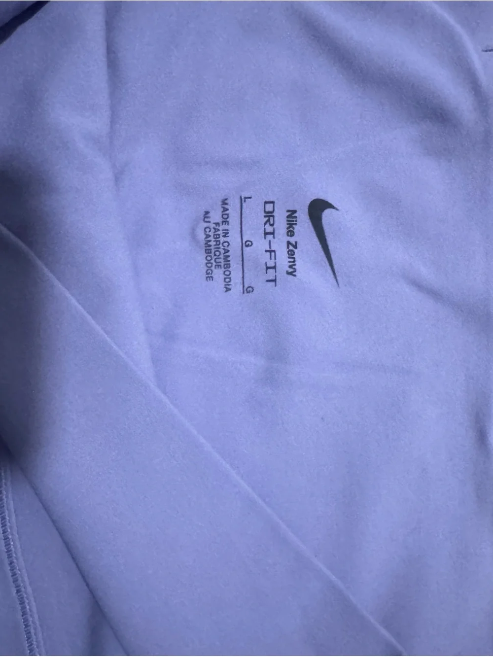 Nike Lavender High-Waist Bike Shorts and Matching Sports Bra Set